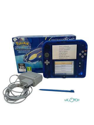 Nintendo 2DS Pokémon Alpha Sapphire con scatola