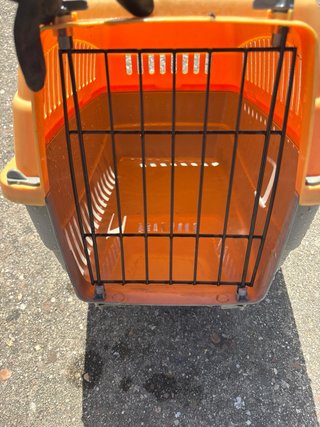 Transportín para mascotas naranja/amarillo