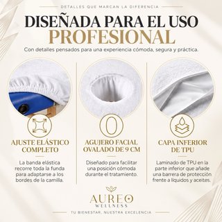 Sábanas para camilla de masaje alta calidad