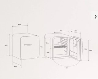 Nevera mini retro Create 48 L
