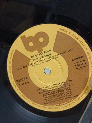 disco LP vinilo Silver Convention – Get Up And Boogie, LP, Comp, S/Edition 1976, Spain