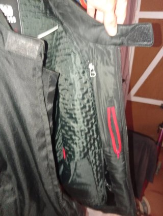 Chaqueta de moto Oxford Negra