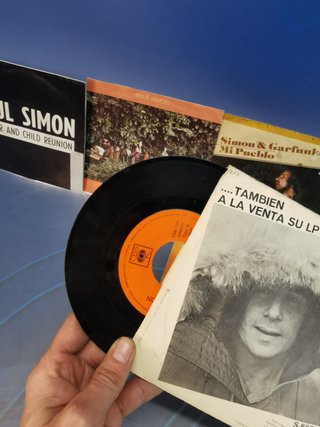 Lote 7 discos eps, vinilos, 7", SIMON AND GARFUNKEL, PAUL SIMON
