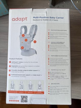 Mochila Ergobaby Adapt Algodón Suave