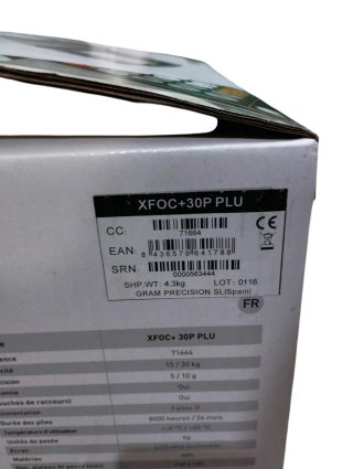 Balanza Gram XFOC+ 30 PLU