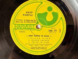Deep Purple In Rock Vinilo LP 1970