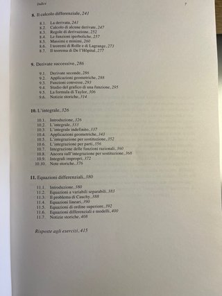 Elementi di analisi matematica