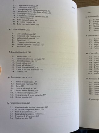 Elementi di analisi matematica