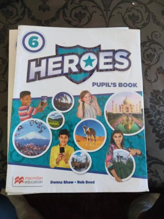 Libro inglés Héroes 6° primaria