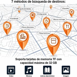 Navegador GPS 9 Pantalla Táctil