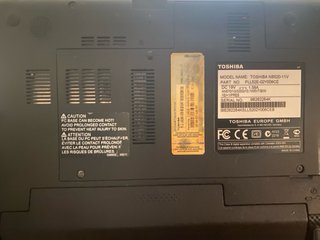Ordenador Toshiba NB520 Windows 10