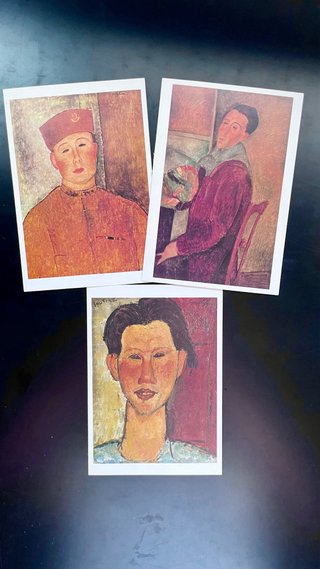 Postales antiguas Modigliani