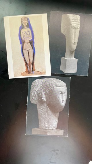 Postales antiguas Modigliani