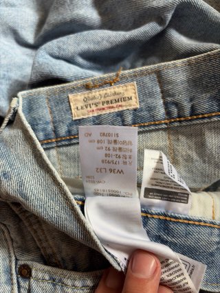 Jeans Levi's Selvedge W36 cimosa