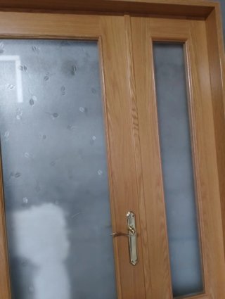 Puertas de roble con marcos