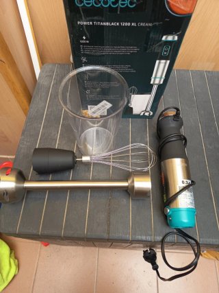 Batidora Cecotec Power Titanblack 1200 XL