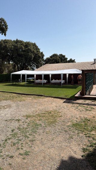 Carpa Eventos 12x3m - Un Solo Uso