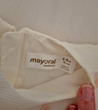 Vestido Mayoral 4-6 meses