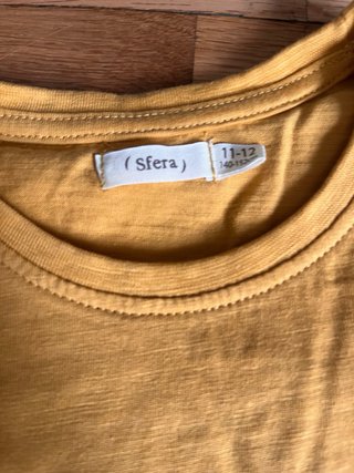 Camiseta Sfera Mostaza Talla 11-12