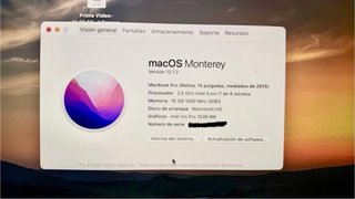 MacBook Pro 15 Plata 2015