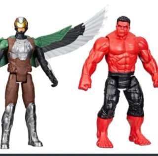 Lote Marvel: Hulk Rojo, Capitán América y Falcon