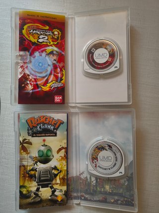 Sony PSP-1004 Blanca + cargador + 3 juegos