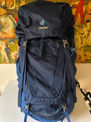 Mochila Deuter Futura Vario 50+10 Azul