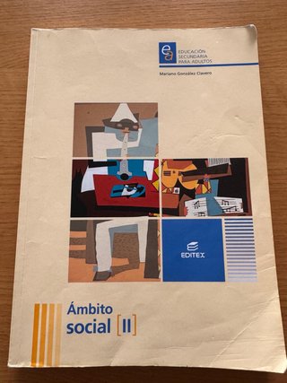 Ámbito social II, Educación Secundaria para Adu...