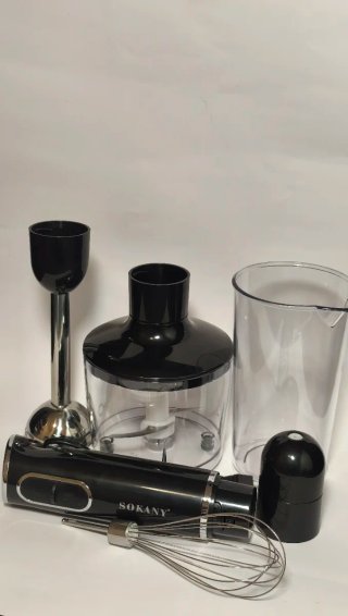 Batidora de Mano SOKANY 4 en 1 400W con Picadora