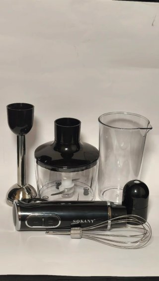 Batidora de Mano SOKANY 4 en 1 400W con Picadora
