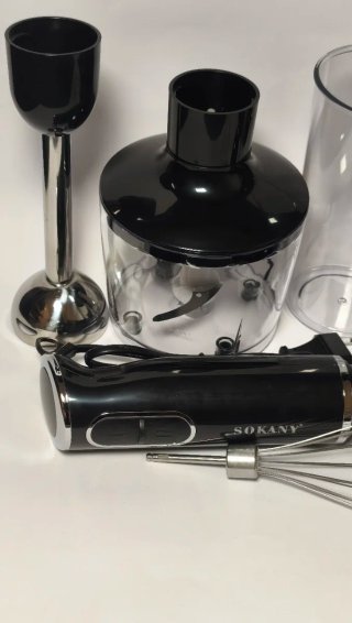 Batidora de Mano SOKANY 4 en 1 400W con Picadora