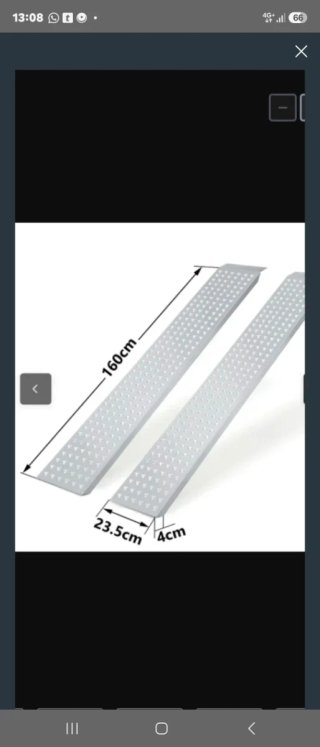 1 Rampa para remolque 160cm
