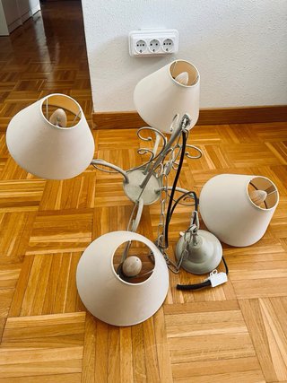 Lámpara colgante beige