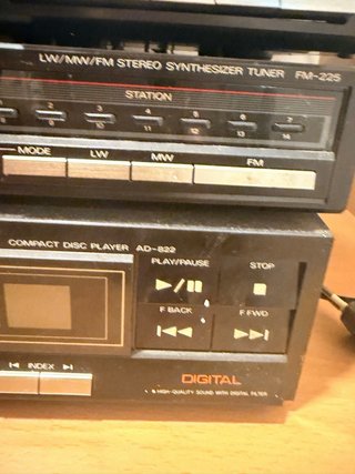 Equipo de Sonido Fisher Años 90