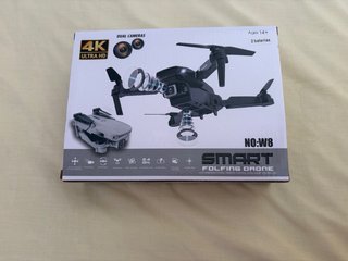 Dron plegable SmartW8 con doble cámara 4k Ultra Hd