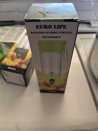 Batidora Portátil Recargable Verde
