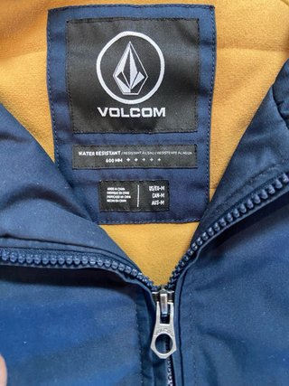 Chaqueta Abrigo Volcom Talla M Azul oscuro