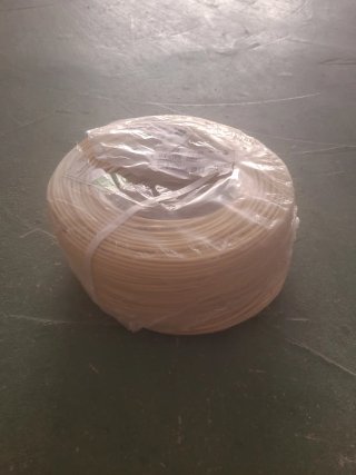 Rollo Cable Teléfono 4 Hilos Beige