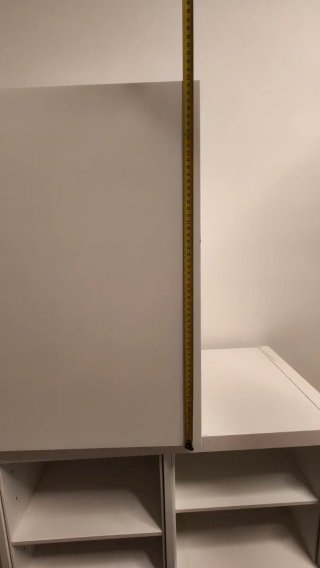Mueble auxiliar Ikea blanco
