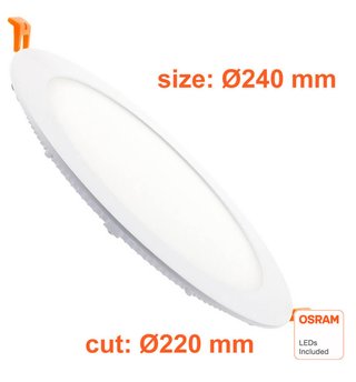Placa LED Slim Circular 26W 4CCT OSRAM