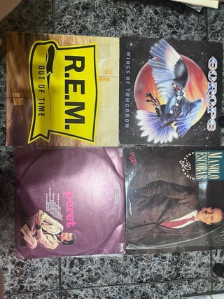Lote 4 Vinilos: Pop, Rock y Flamenco