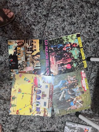 Lote 4 Vinilos: Pop, Rock y Flamenco