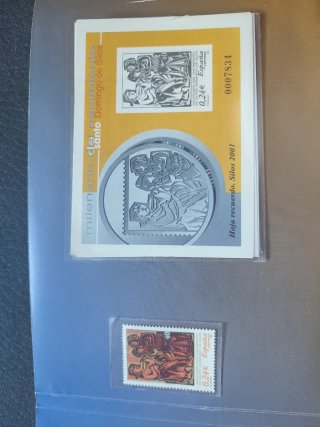 Carpeta conmemorativa Santo Domingo de Silos