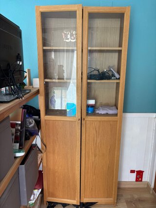 Estantería Vitrina Ikea Roble Oxberg