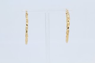 Aros Grandes Rizados Oro 18k.Ref:043-04-00265
