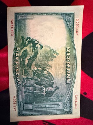Billete 100 pesetas 1928