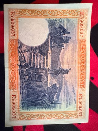 Billete 100 pesetas 1928