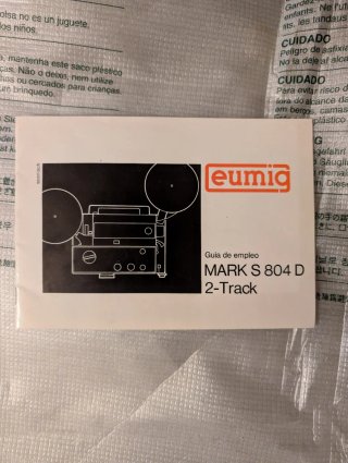 Proyector Eumig Mark S 804 D 2 Track