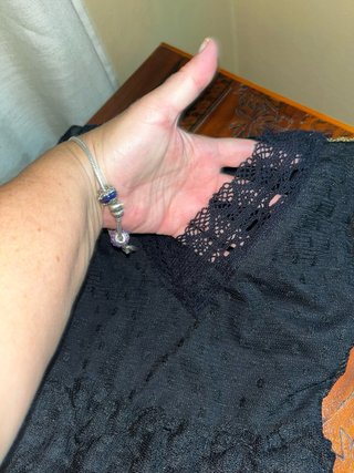Vestido de ceremonia artesanal negro