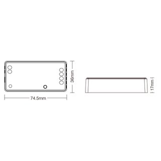 Kit Tira LED 24V 20W/m 5CCT Free Cut